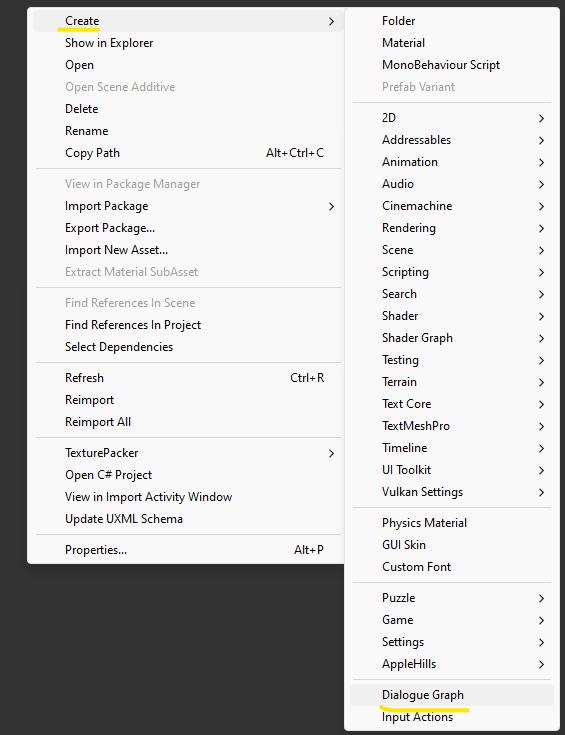 Creating Dialogue Graph