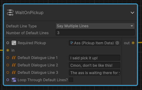 WaitOnPickup Node Example