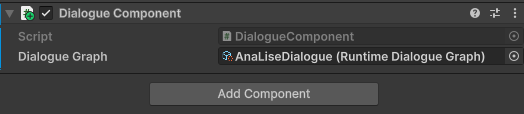 Dialogue Component Inspector
