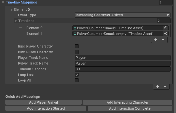 Timeline Mapping Element